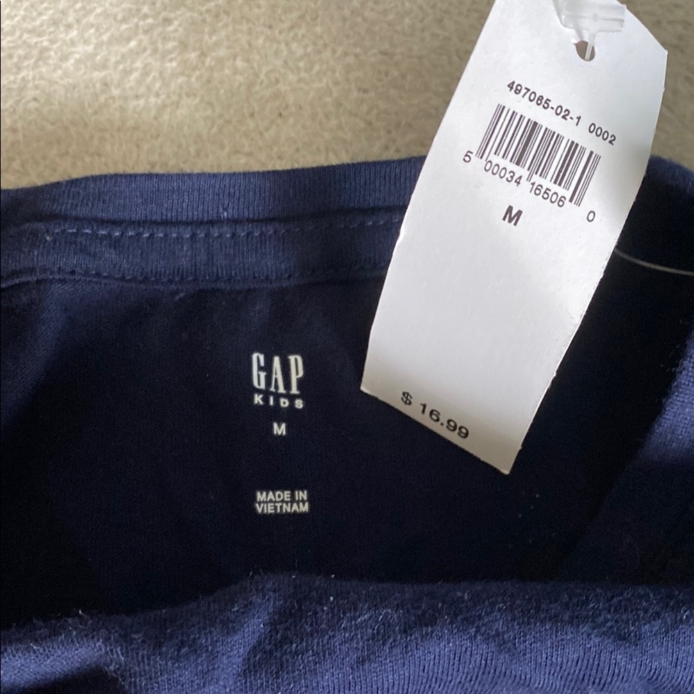 GAP Kids Navy Long Sleeve Tee